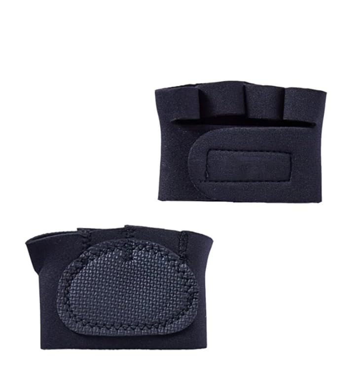 Luva de Academia Unissex, Antiderrapante, Neoprene, Ajustável, Preta, com Pegada Firme