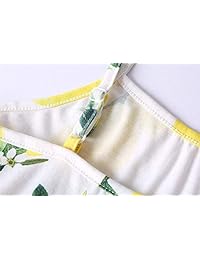 Verano de las mujeres sin espalda correas de hombro ajustable estampado floral acampanado Swing Midi vestidos de playa