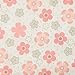 Kaufman Cozy Cotton Flannel Daisy Flower Pink, Fabric by the Yard