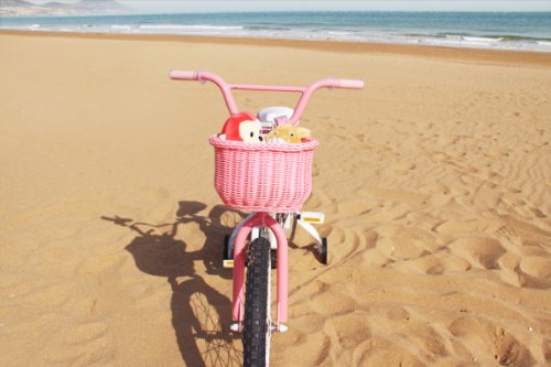 Colorbasket Kid's Front Handlebar Bike Basket,Pink
