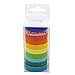 UCLEVER Decorative Washi Tape DIY Rainbow Sticker Masking Paper Set 10 Rolls, 0.3 inch x 16.4ft(WxL) (Ten Colors)