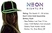 NEON NIGHTLIFE Light Up St Patricks Day Hat Snapback Boys & Girls LED Baseball Accessory, Green