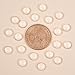 50pcs 8mm Half Round Flat Back Clear Glass Dome Cabochons for Photo Pendant Craft Jewelry Making