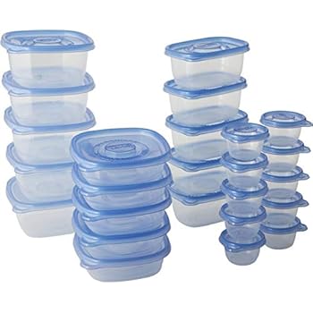 Glad Food Storage Containers - Food Container Variety Pack - 25 Containers - 50 Piece Set