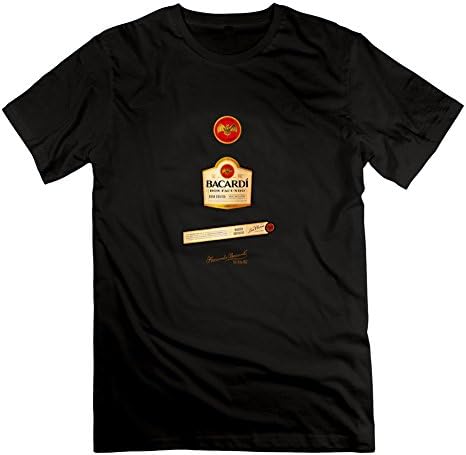 Jermaijohn Style Personality Men Bacardi Alcohol T-shirt - Bacardi Alcohol Print In Medium