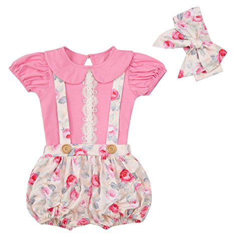 Messy code baby girls overalls suspender short baby clo…