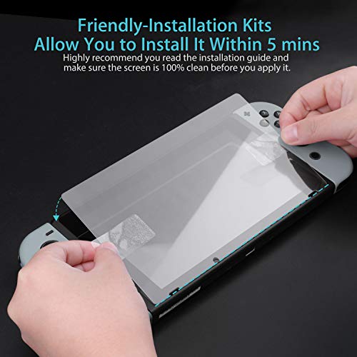 image for Syncwire Tempered Glass Screen Protector Compatible with Nintendo Swit