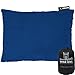 Wise Owl Outfitters Camping Pillow Compressible Foam Pillows - Use When Sleeping in Car, Plane Travel, Hammock Bed & Camp - Adults & Kids - Compact Small & Large Size - Portable Bag - MD Blue primary