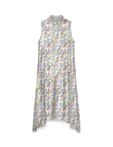 Vero Moda Vmsmilla SL Halterneck Long Dress Wvn Vmsmilla SL – Women's Long Dress with Fastening Collar (Pack of 1)