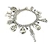 J&C Family Owned Nightmare Before Christmas 10 Charms Lobster Clasp Bracelet w/Gift Box