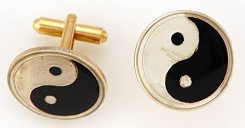 China Ying Yang Coin Cufflinks
