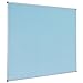VIZ-PRO Notice Board Felt Light Blue, 36 X 24 Inches, Silver Aluminium Frame