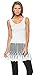 Womens Casual Basic Tank Top Lace Bottom Dress