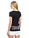 Zumba Fitness LLC Women's So Hot Solar V-Neck T-Shirt, Medium, Black