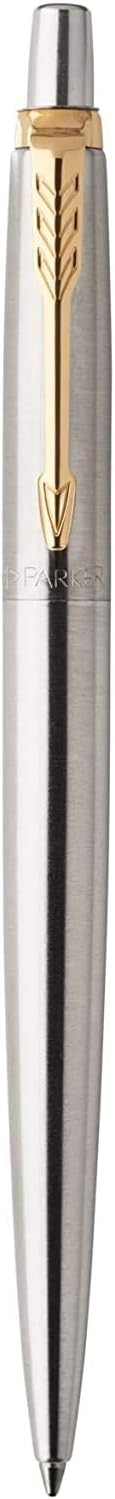 Parker Jotter Gel Pen, Stainless Steel Golden Trim - Image 4