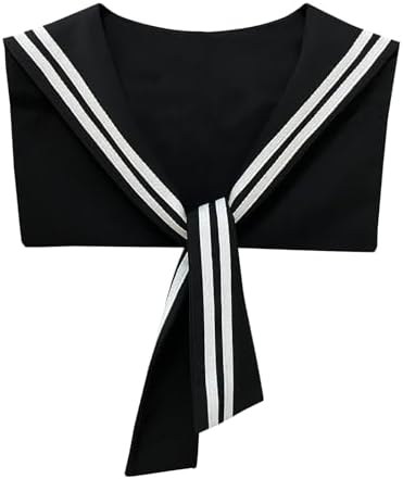 Amazon.com: HoosaiyWoo Sailor Collars Scarf for Women Top Fake