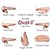 3-Point Products Oval-8 Finger Splints, Support and Protection for Arthritis, Trigger Finger or Thumb, and Other Finger Conditions, 3-Pack, Size 5