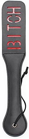 ISportsheadset 32CM Black Handmade Toys Paddle for Team Sports,Spanking,Travel