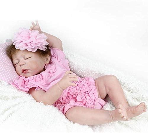 赤ちゃん人形の男の子22インチ 55cm全身シリコン生まれ変わったおもちゃ短い巻き毛の