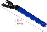 kuou Angle Grinder Adjustable Spanner 10-52mm Pin Key Wrench Lock-Nut view 3