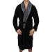 Regency New York Luxurious Men's & Womens Hooded Robe & Shawl Collar Soft Fleece Bathrobe Spa Robe