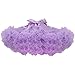 LULLABY KIDS Toddler Girl's Dance Tutu Skirts Multi-Layer Party Birthday Tutu Dress, Lavender, M