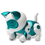 Tekno Newborns Pet Cat Toy Robotic Kitty Interactive Cat That Jumps, Walks And Begs.
