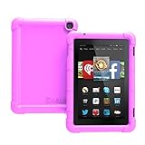 Fire HD 7 (2014 Model) Case - Poetic Fire HD 7 Case [Turtle Skin Series] - [Corner/Bumper Protection] [Grip] [Sound-Amplification] Protective Silicone Case for Amazon Fire HD 7 (2014 Model) 4th Gen Only - Purple , Will Not Fit Fire 7