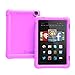 Fire HD 7 (2014 Model) Case - Poetic Fire HD 7 Case [Turtle Skin Series] - [Corner/Bumper Protection] [Grip] [Sound-Amplification] Protective Silicone Case for Amazon Fire HD 7 (2014 Model) 4th Gen Only - Purple , Will Not Fit Fire 7" Display 5th Generation (2015 release) (3 Year Manufacturer Warranty From Poetic)