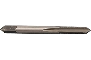 0.236-60 TPI for HSS Tap 3-Flute High-Speed Steel Thread Cutting Tool for Metalworking, 72 mm Length with 5mm Drive End and S