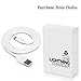 Fene 3 Feet Lightning to USB Cable for iPhone iPad and iPod White（6 Pack )