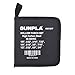 Gunpla Heavy-Duty 12-Piece Round Steel Hollow Punch Set with Zipper Pouch for Leathercraft Working
