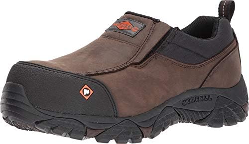 men's moab rover moc comp toe work shoe wide width