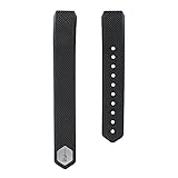 MoreFit Slim Band, Adjustable Replacement Strap for MoreFit Slim Smart Wristbands, Black