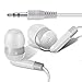 Keewonda Wholesale Earphones Bulk Earbuds KWA08-G Headphones 100 Pack Ear Buds in Ear Classroom Bundle Packs Headphones Disposable Student Earbuds for Kids School Library (Grey/White)