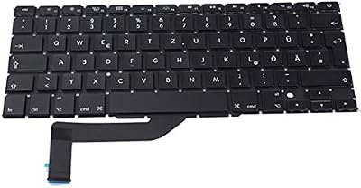 OLVINS German Keyboard for MacBook Pro 15" Retina A1398 GR 2013-2015