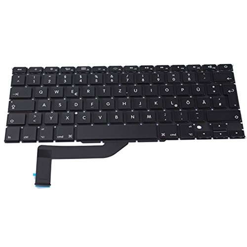 OLVINS New GR German Germany Keyboard for Macbook Pro 15'' Retina A1398 GR Keyboard 2013 2014 2015 Year