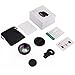 AUKEY Ora iPhone Lens, 0.6 X 100° Wide Angle + 10x Macro Clip-on Cell Phone Camera Lenses Kit for Samsung, Android Smartphones, iPhone
