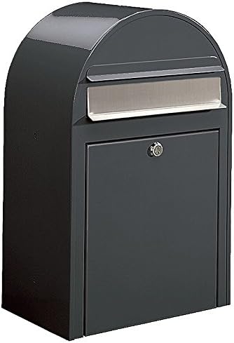 BOBIClassic Grey hardwearing heavy duty Post Box