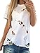 Pxmoda Women Summer Sexy Hole Baggy Destroyed T Shirt Dresses