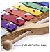 Glockenspiel (Baby Xylophone), from Jack & Jill Music a Beautiful Toddler Instrument, perfect for any age, made of Wood with a bright pleasing tone and comes with a luxurious velvet storage pouch