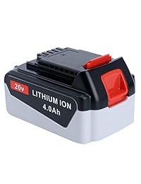 Epowon LBXR20 - Batería de repuesto de litio para BLACK+DECKER MAX LB20 LBX20 LBXR2020-OPE LB2X4020 LB2X4020-OPE (20 V, 4,0 Ah)