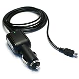 EDO Tech 5V 2A Mini USB Car Charger Power Cord Adapter for Rand McNally Intelliroute TND 730 720 530 520 510 RVND 7720lm 7715lm 7725lm 7730lm 7735lm Road Explorer Auto Truck RV GPS (10' Long Cable )