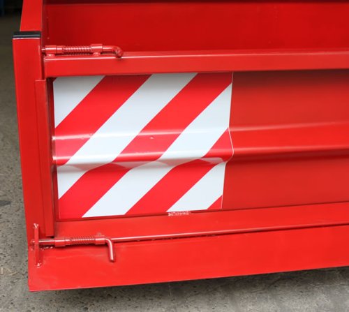 Traktor Heckcontainer Heckmulde Transportcontainer Mulde Container Typ 1500 S / K1- rot – Bild 4