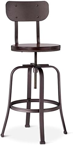 dakota backed adjustable barstool