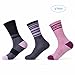 SOLAX 72% Merino Wool Women’s Hiking Socks Mens Outdoor Trail Crew Socks 3 Packthumb 1