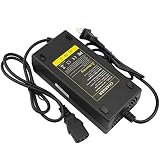 Royelerstore Electric Motorcycle Electric Bicycle AC Charger Adapter 3 Holes Plug Power Supply Corder fit 48V 20AH Battery 1.8-2.0A