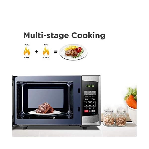 Toshiba-800-w-23-L-Microwave-Oven-with-Digital-Display-Auto-Defrost-One-Touch-Express-Cook-6-Pre-Programmed-Auto-Cook-Settings-and-Easy-Clean-Stainless-Steel-ML-EM23PSS Toshiba 800w 23L Microwave Oven with Digital Display, Auto Defrost, One-Touch Express Cook, 6 Pre-Programmed Auto Cook…