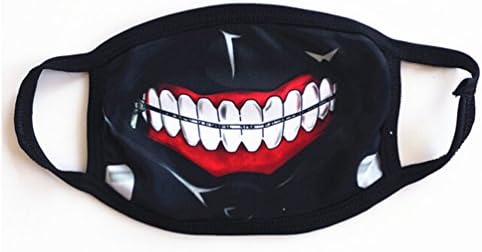Flovex Cute Cartoon Outdoor Face Mouth Mask Unisex Cosplay Halloween Costume Party Daily Cool Mask