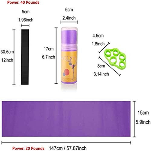 iMucci 3 Pcs Resistance Bands Set,Natural Latex Exercise Bands for Home Fitness, Strength Training, Physical Therapy, Pilates and Yoga, Elastic Workout Bands for Arms, Shoulders, Legs and Butt